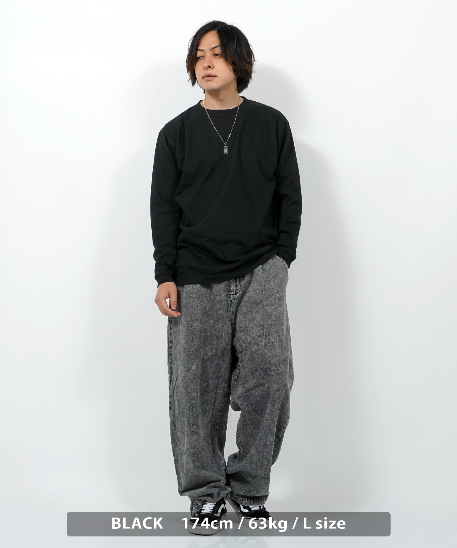 ワンフォークロージング 1111clothing 無地 ロンT メンズ T
