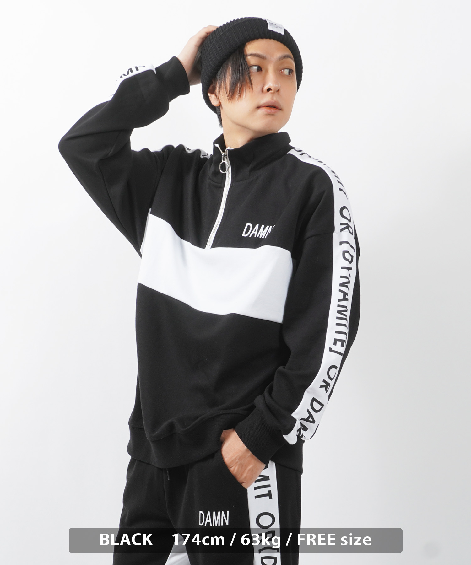 ワンフォークロージング 1111clothing ハーフジップ メンズ ワンフォークロージング 1111clothing ハーフジップ メンズ