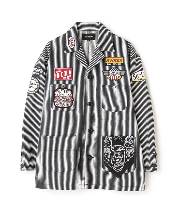 AVEREXアヴィレックス　カバーオールジャケット セール 50%OFF】ANTIFOULING COVERALL JACKET / アンチフォー