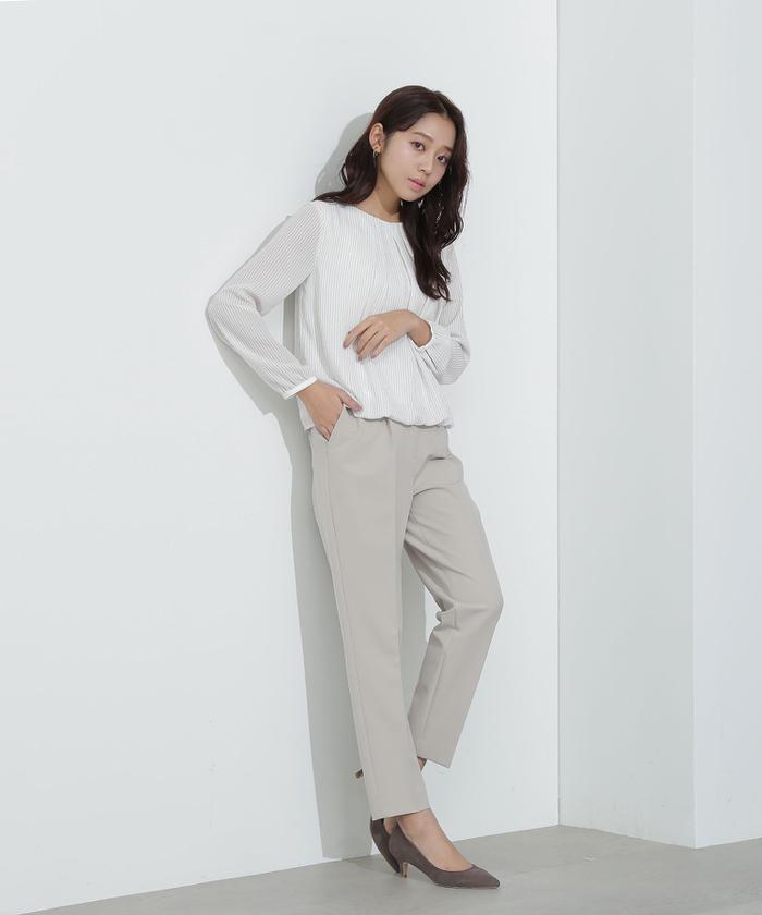 極美品 ナチュラルビューティーベーシック リネン混 パンツスーツ ストレッチ 0175130211-021_SUB.jpg?v=