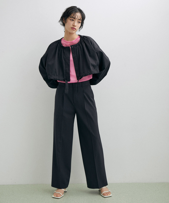 セール 50%OFF】【サステナブル】コルセットコンビセミワイドパンツ