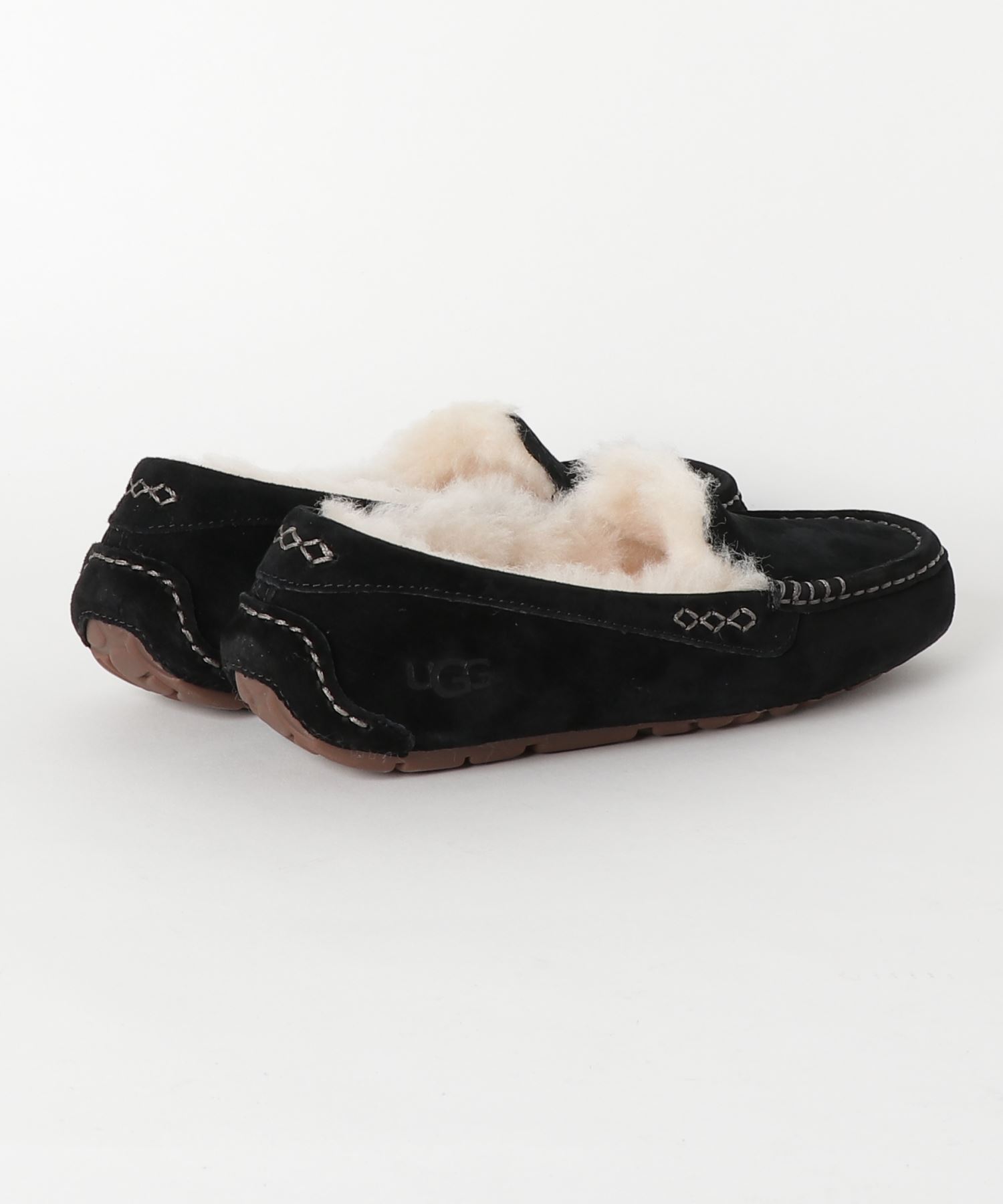 セール20%OFF】【UGG / アグ】ANSLEY ウールボアスリッポン ローファー