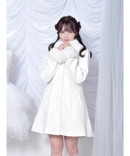【24SS NEW】 HERNO_women / FIRST-ACT PEF ミディコート セール】 リバー ファー ポケット コート （その他アウター