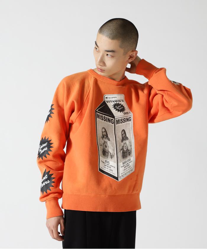 SAINT TEARS (Saint Mxxxxxx × Denim Tears) /MILK PACK SWEAT