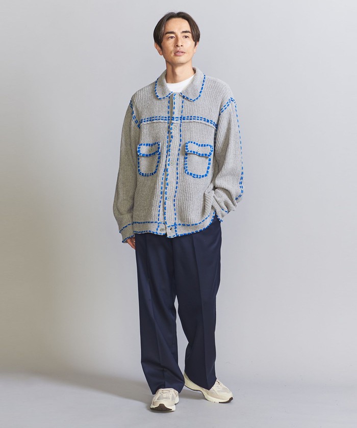 PHINGERIN 別注　beauty&youth PG1 ニット 別注】 ＜PHINGERIN＞ PG1 KNIT/カーディガン｜ビューティー