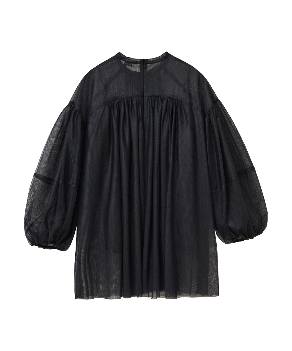 セール 40%OFF】SHEER TULLE BALLOON SLEEVE TOPS(505105018 セール 40%OFF】SHEER TULLE BALLOON SLEEVE TOPS(505105018
