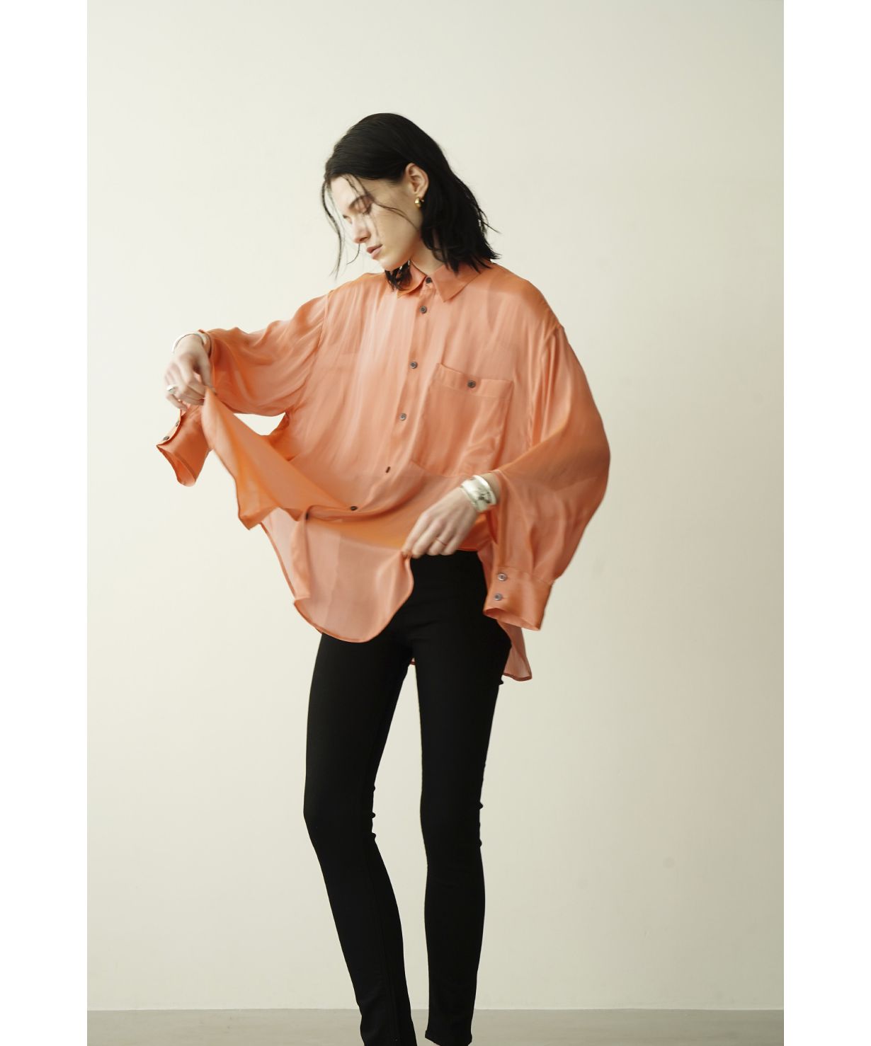 セール】CHAMBRAY LOOSE SHIRT(505105020) | クラネ(CLANE) - d
