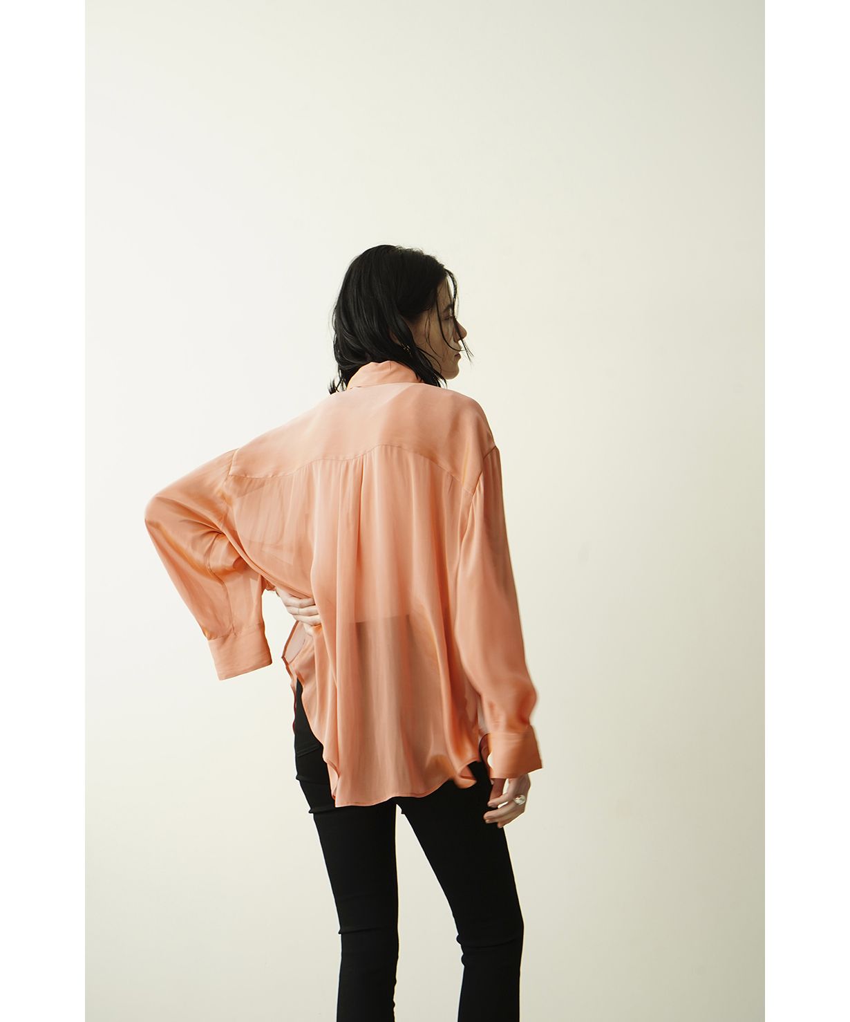 CLANE/クラネ】CHAMBRAY LOOSE SHIRT/シャンブレールーズシャツ