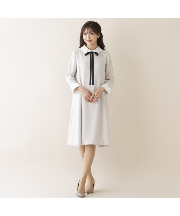 セール】花襟ワンピース(505109571) | ローズティアラ(Rose セール】花襟ワンピース(505109571) | ローズティアラ(Rose