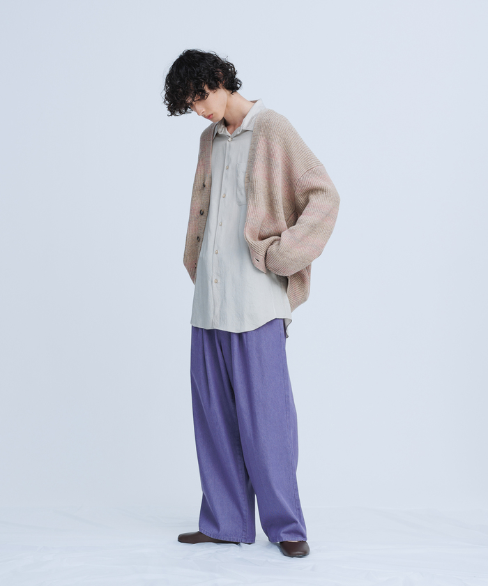 セール 65%OFF】ボックス シルエット オーバー 畦カーディガン
