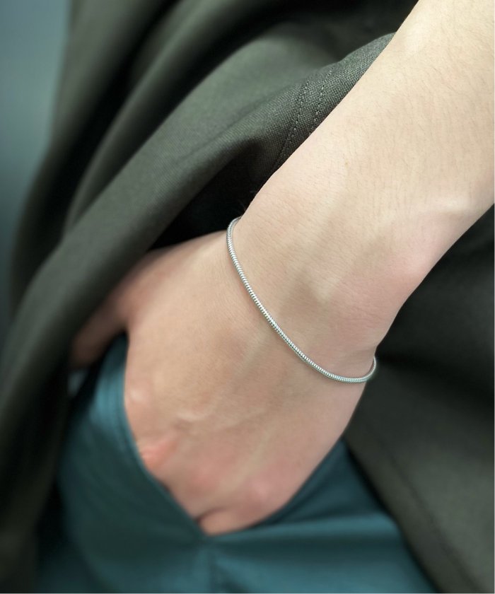 【GW SALE最終日】 Snake Bracelet Slim 7.7インチ TOMWOOD / トムウッド】SNAKE BRACELET SLIM(505110438