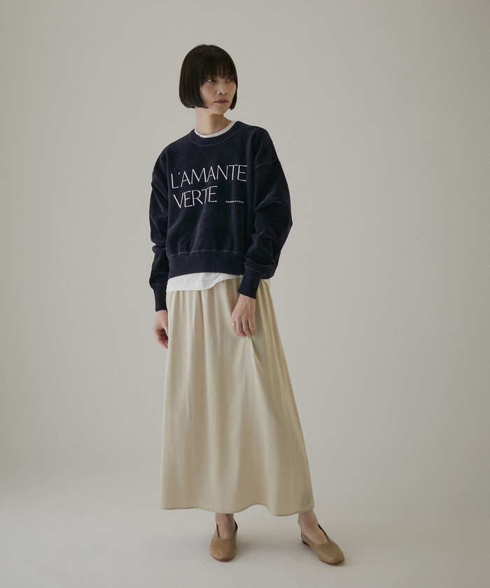 サロン アダム エ ロペ クロップドロゴプルオーバー クリーミーコットン- SALON adam et ropé(サロン アダム エ ロペ) / クロップドロゴ