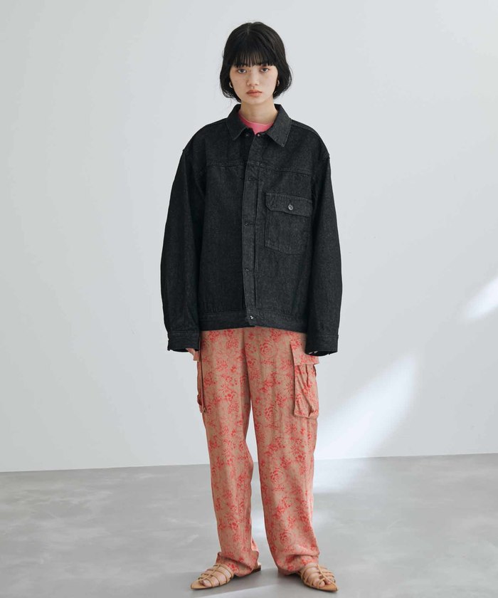セール 65%OFF】【コットンUSA】ビックシルエット デニム セール 65%OFF】【コットンUSA】ビックシルエット デニム