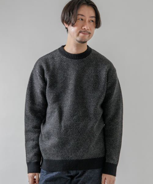 ✨ハリスツイード✨ URBAN RESEARCH ヘリンボーンコート Lサイズ URBAN RESEARCH ROSSO MEN コート ジャケット 「XLサイズあり