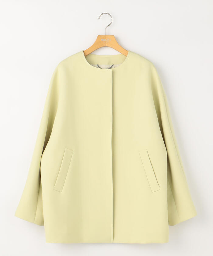 セール 35%OFF】トリプルクロスノーカラーハーフコート