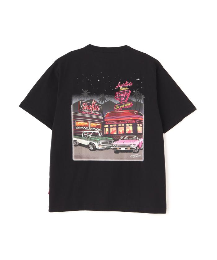 WEST COAST SHORT SLEEVE T-SHIRT DINER／Tシャツ／ウエストコース セール】WEST COAST SHORT SLEEVE T－SHIRT DINER/Tシャツ
