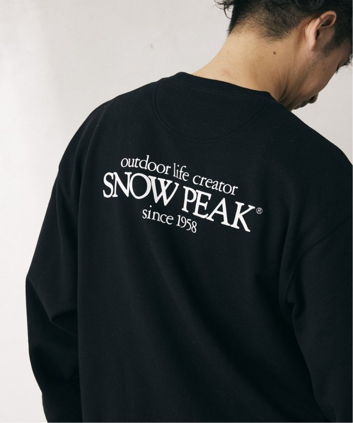 【ICHI様】snow peak ジャーナルスタンダード別注 スウェット 黒 L ICHI様】snow peak ジャーナルスタンダード別注 スウェット 黒 L