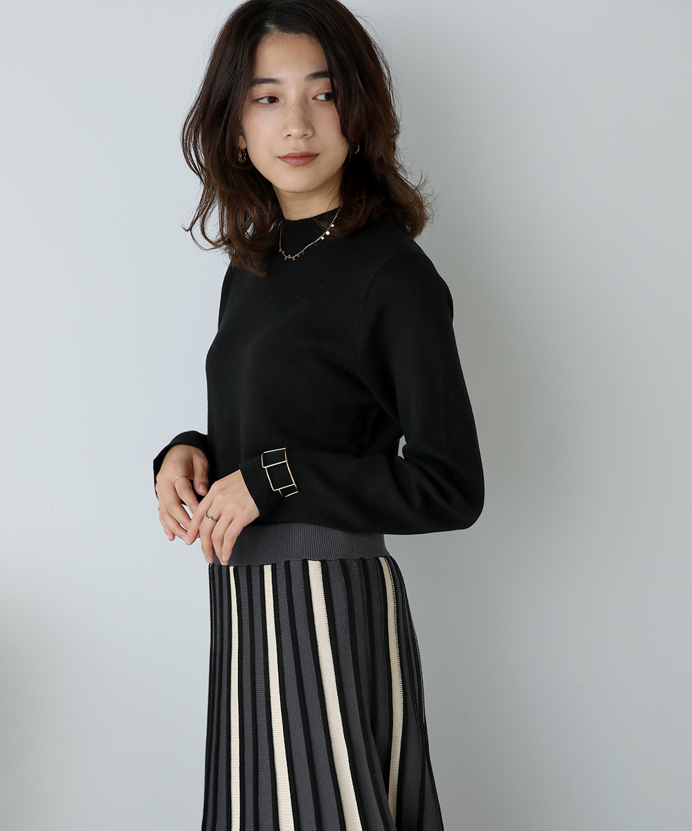 セール65%OFF】ジャガードストライプワンピース(505112005