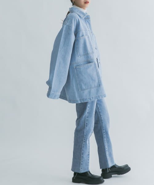 デニムカバーオール(505114356) ケービーエフ(KBF) d fashion KBf デニムコート