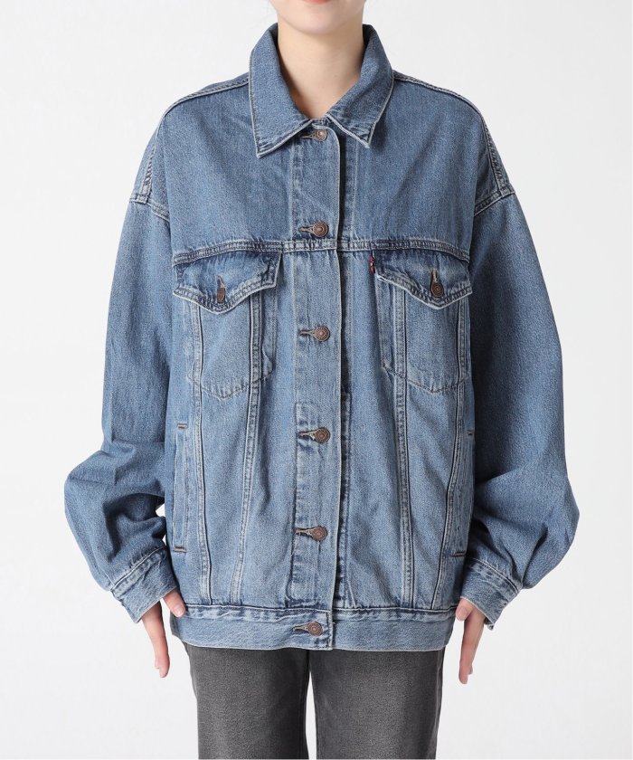LEVI'S/リーバイス】 XL WOMENS TRUCKER:デニムジャケット LEVI'S/リーバイス】 XL WOMENS TRUCKER:デニムジャケット