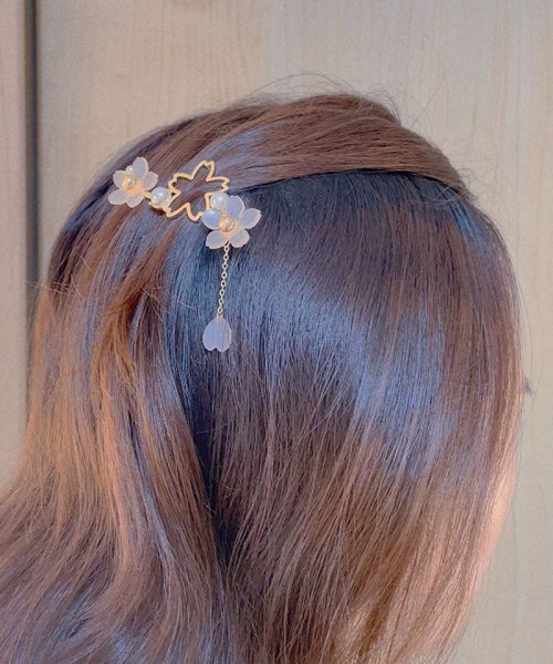 セール キラキラアクセサリー 6タイプ 花 ヘアピン クロスヘアピン 前髪 かわいい ゴールド オシャレ 髪飾り 上品 パーティー飾り 韓国ファッション セイヘイショップ Seiheishop D Fashion