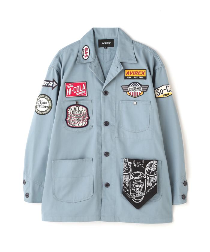 AVEREXアヴィレックス　カバーオールジャケット A-2 クラッシー シャシー/A-2 CLASSY CHASSY（カバーオール