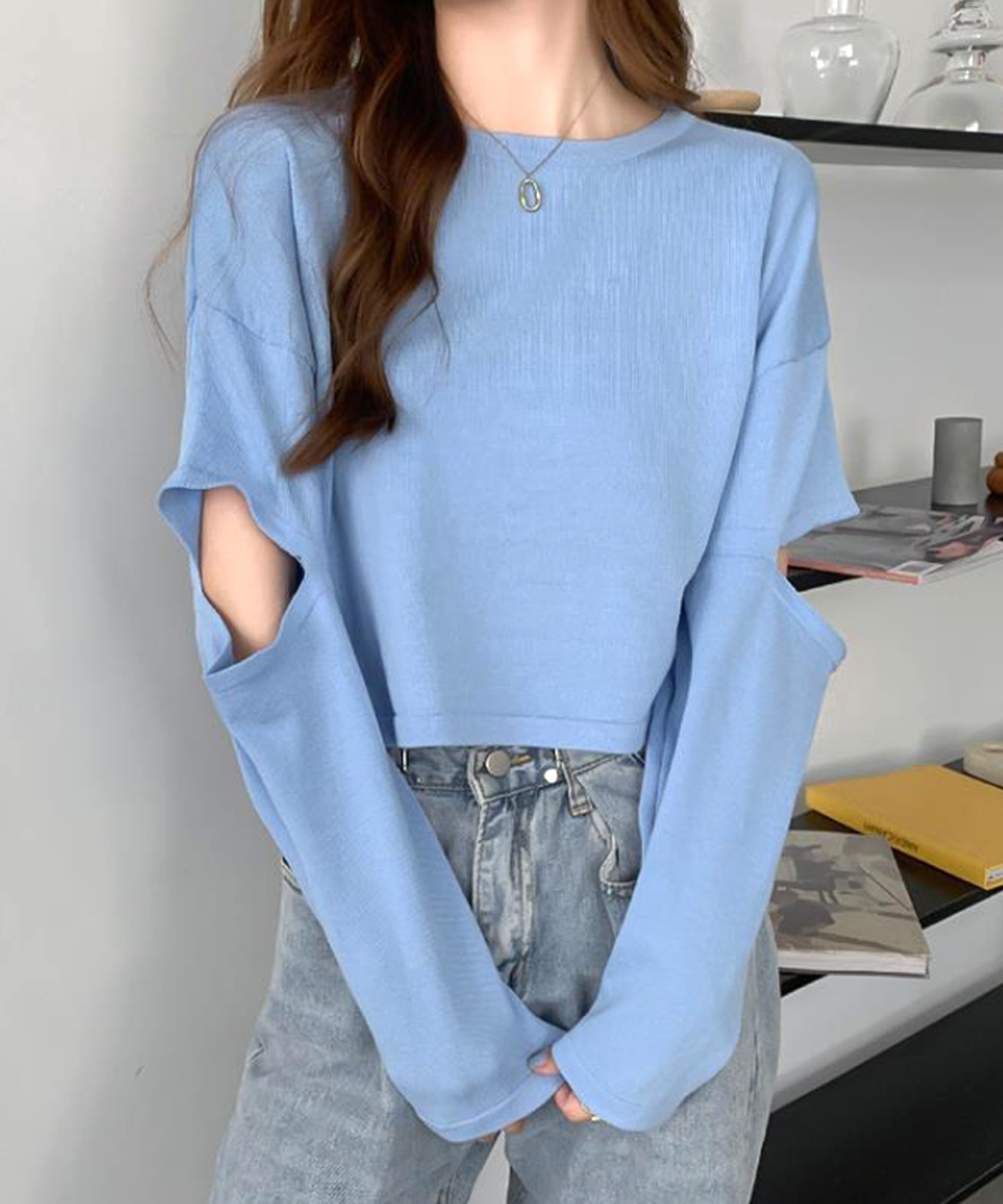 セール】アミュレット Amulet ショート丈カットソー レディース