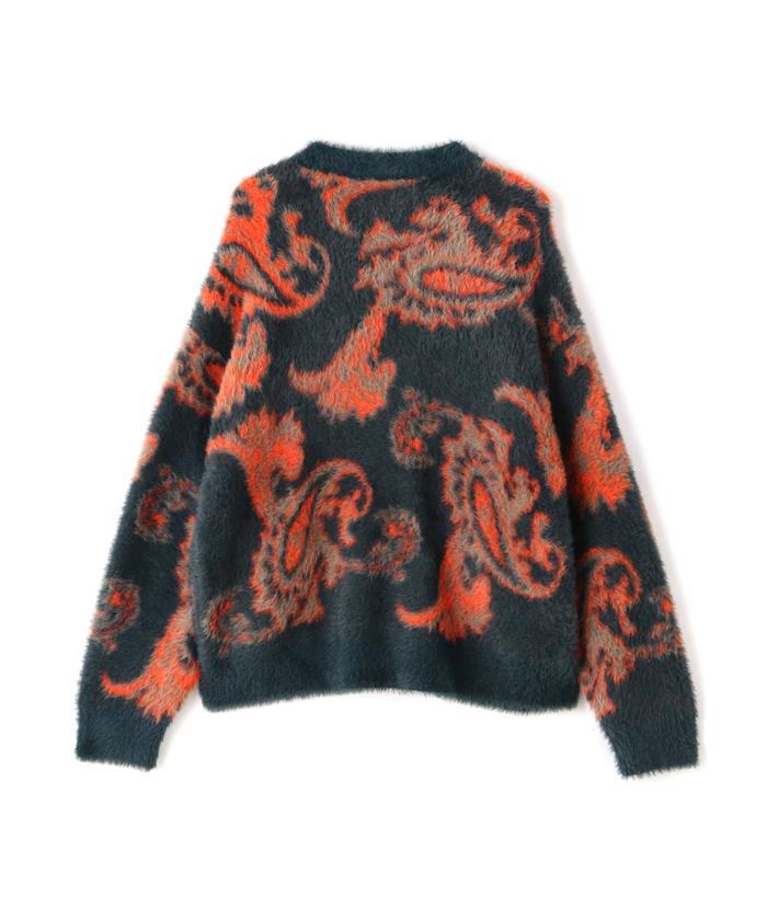 ダンケシェーン　カーディガン Dankeschon/ダンケシェーン/Nylon Shaggy Damask Cardigan