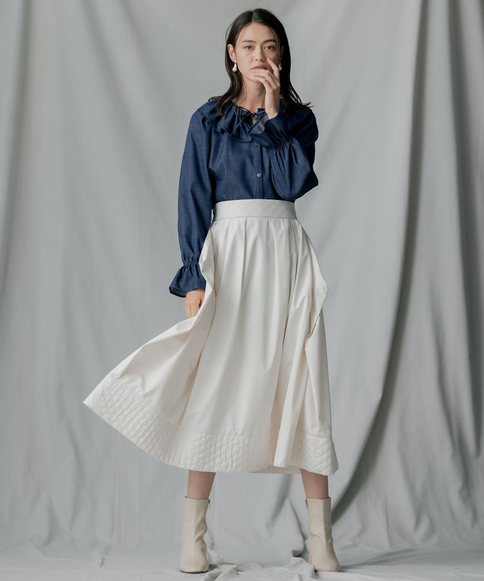 PRADA ボックススカート(タフタ素材) PRADA ボックススカート(タフタ素材)