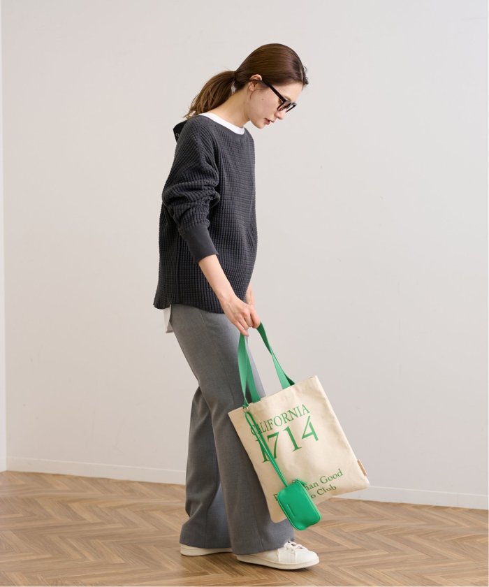 BETTER THAN GOOD/ベターザングッド】LEATHER PORCH W/PRINTED