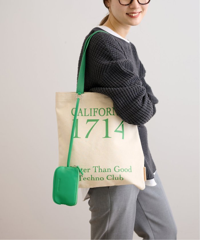 BETTER THAN GOOD/ベターザングッド】LEATHER PORCH W/PRINTED