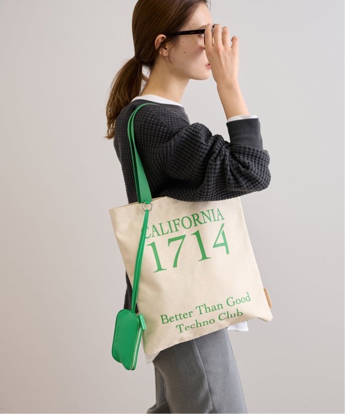 BETTER THAN GOOD/ベターザングッド】LEATHER PORCH W/PRINTED