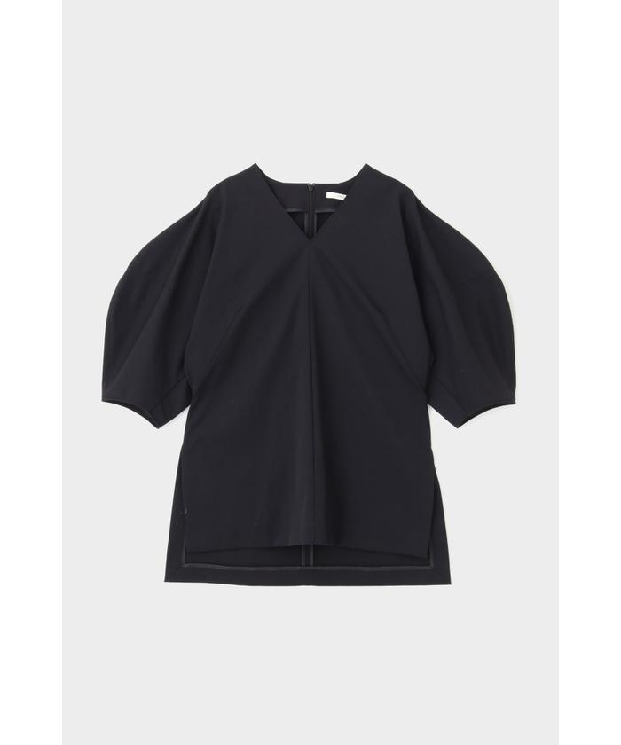 LE PHIL ルフィル コーデュラ ストレッチ ツイル ブラウス ブラック セール 30%OFF】《LE PHIL》コーデュラストレッチツイルブラウス