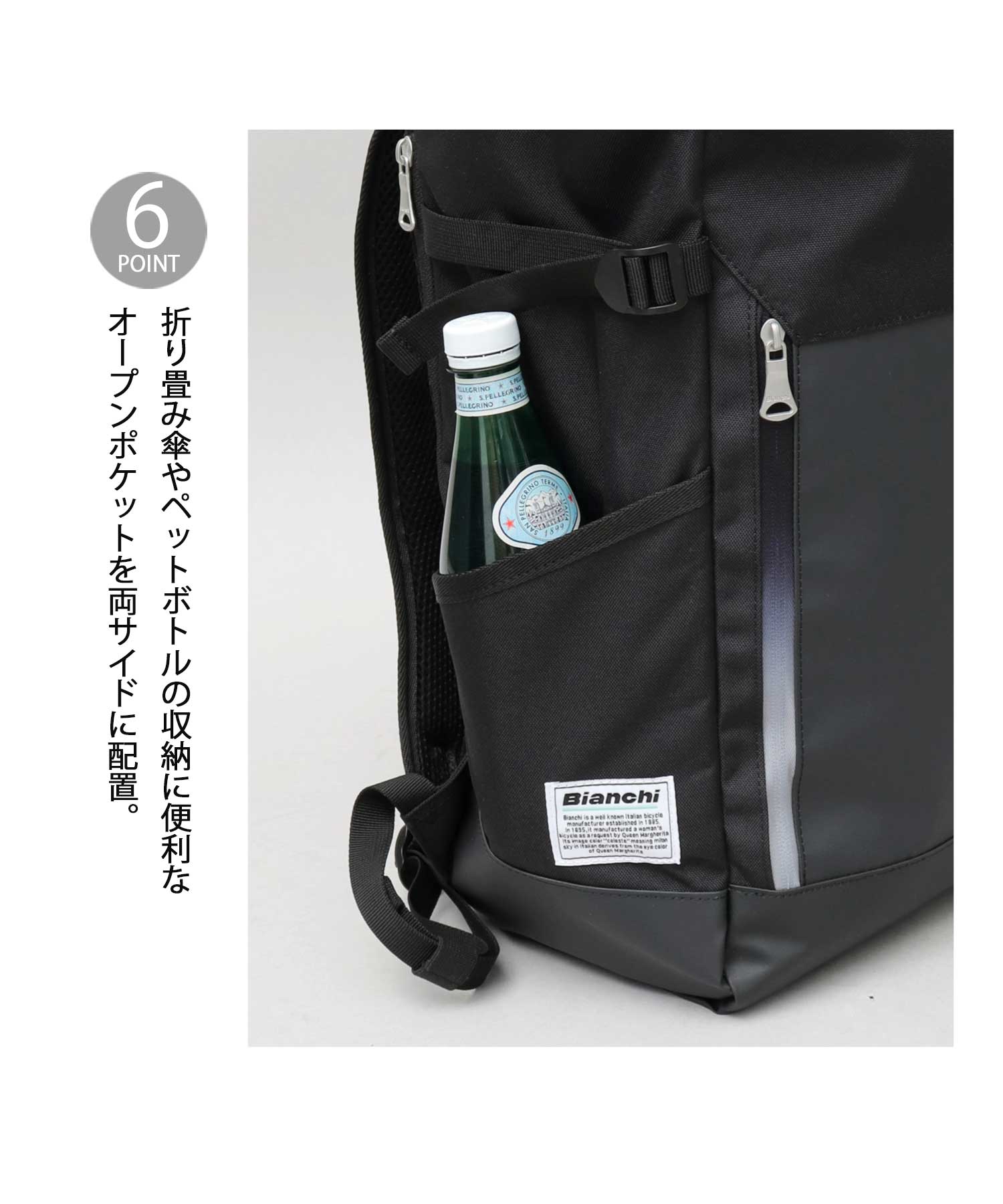 Bianchi / ビアンキ / グラデーションジップ ボックス型 バック