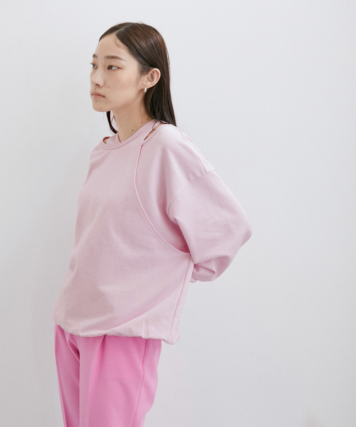 セール 40%OFF】【サステナブル・2WAY】デザインスウェットプル