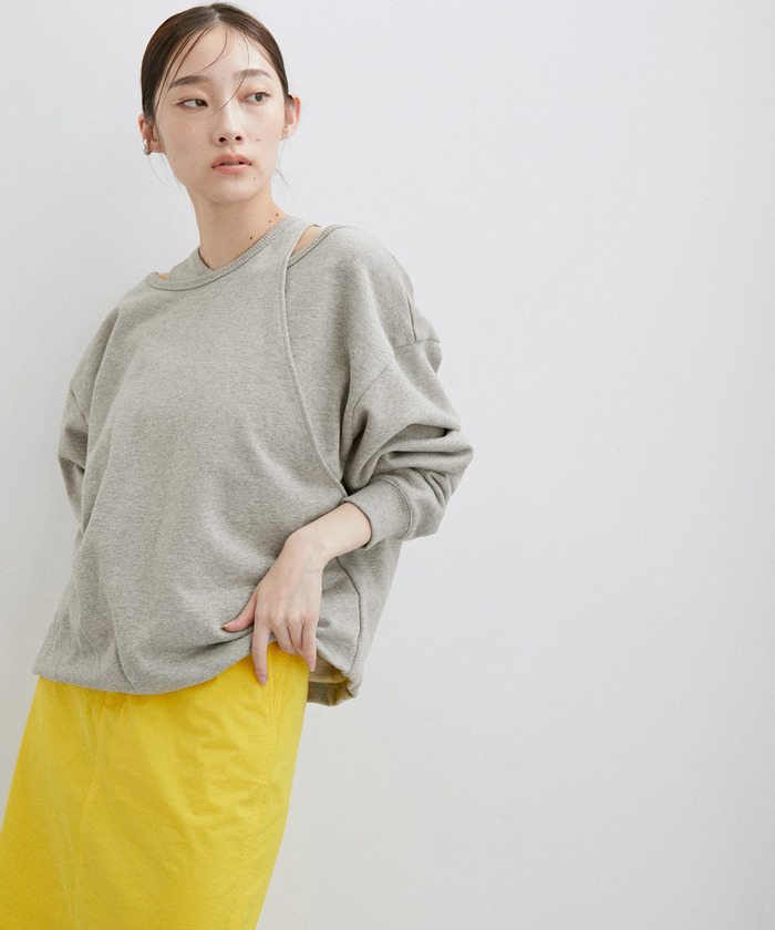 セール 40%OFF】【サステナブル・2WAY】デザインスウェットプル