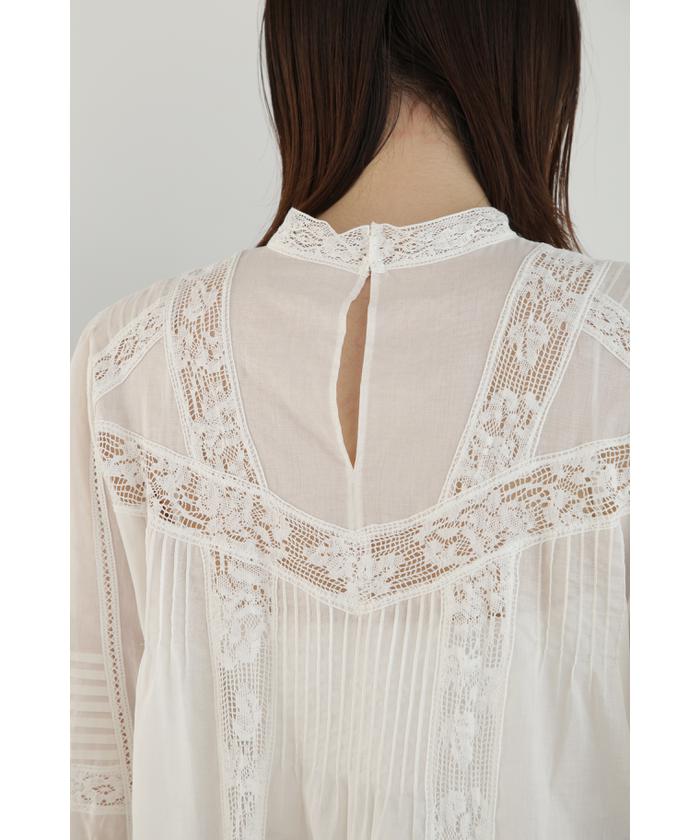 セール 60%OFF】レースピンタックブラウス(505086237) | ジル