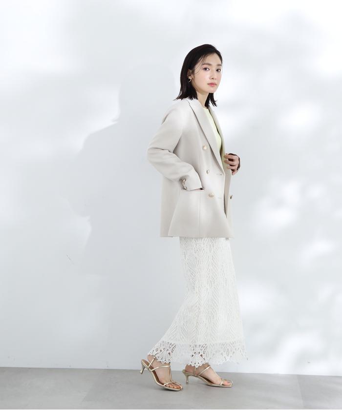 セール 20%OFF】ダブルブレストボクシージャケット(505090365