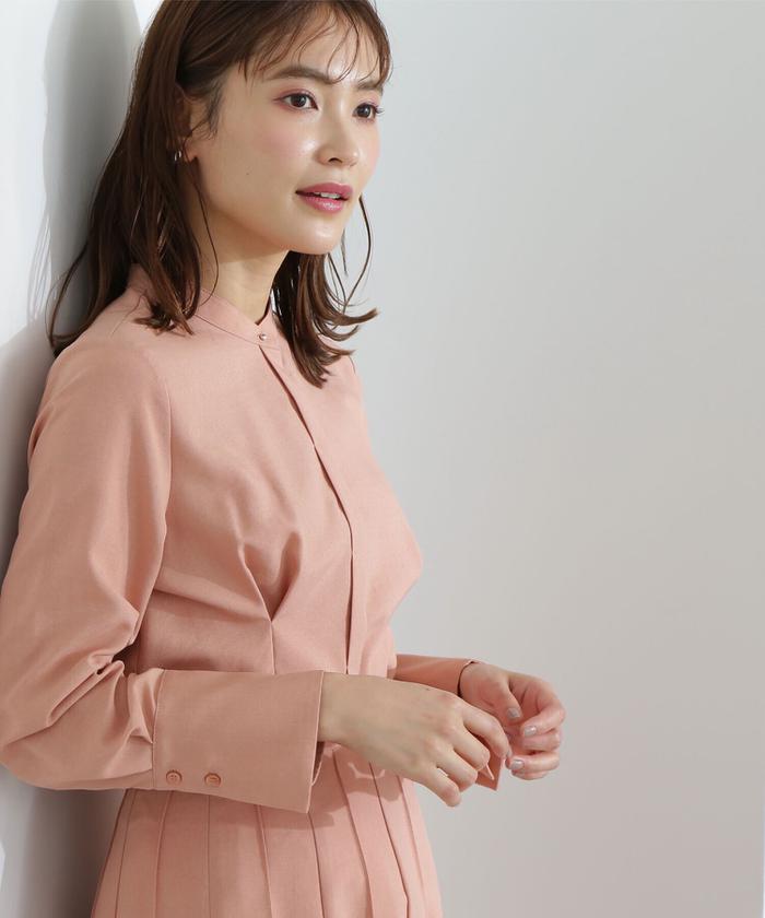 【未使用品】natural beauty basicバンドカラーペプラムブラウス N.（N. Natural Beauty Basic）（エヌエヌナチュラル