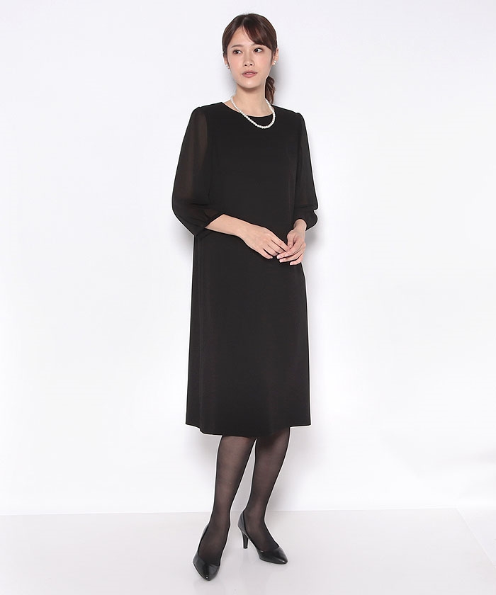 専用　ANNA SUImini♡♡ワンピース♡♡黒150 ネコチュールドッキングワンピース（ミドルワンピース） | ANNA