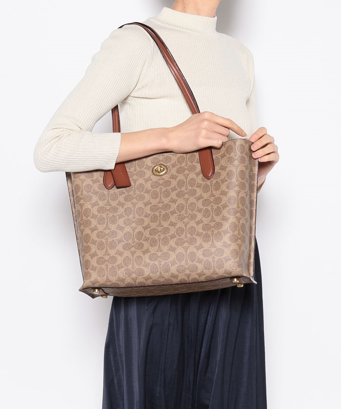 【国内即発】COACH トートバッグ WILLOW C0693 B4NQ4 セール 38%OFF】【COACH】コーチ トートバッグ C0693 Willow