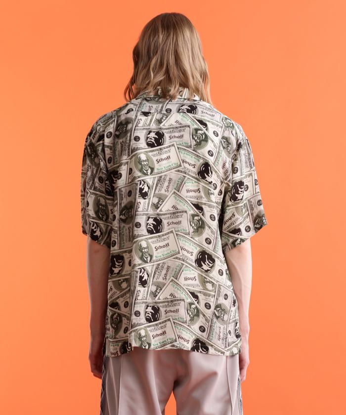 Schott ショット 110ドル パターン レーヨン シャツ