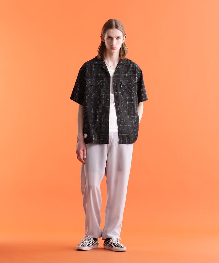 セール】KASURI PLAID SS SHIRT/カスリ プレイド 半袖シャツ セール】KASURI PLAID SS SHIRT/カスリ プレイド 半袖シャツ