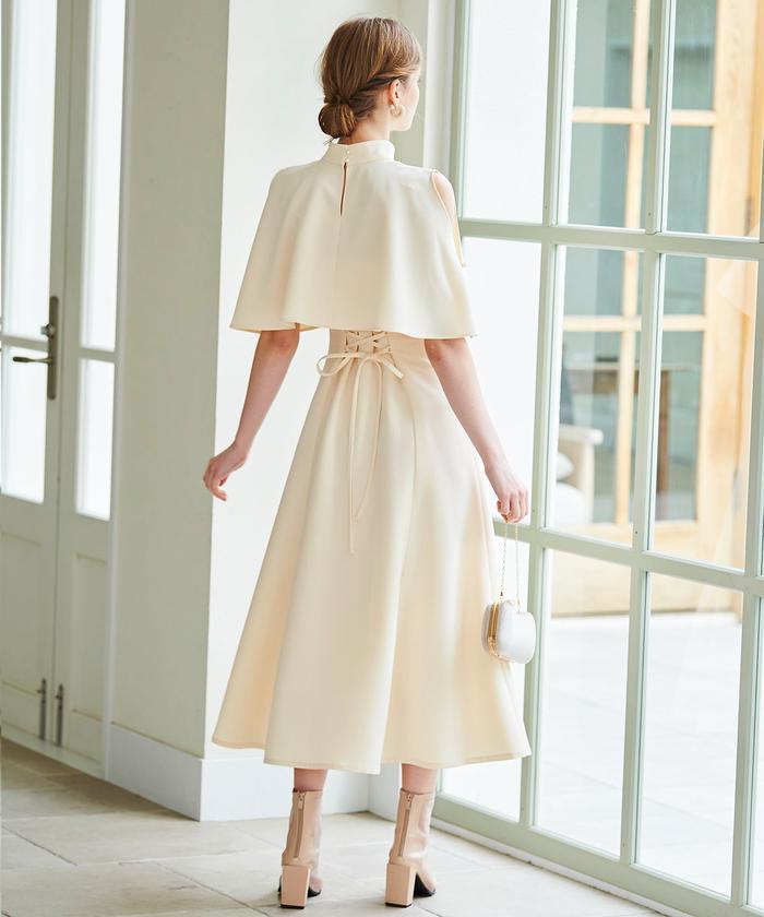 ケープレイヤードドレス(505125619) | AND COUTURE(AND COUTURE ケープレイヤードドレス(505125619) | AND COUTURE(AND COUTURE