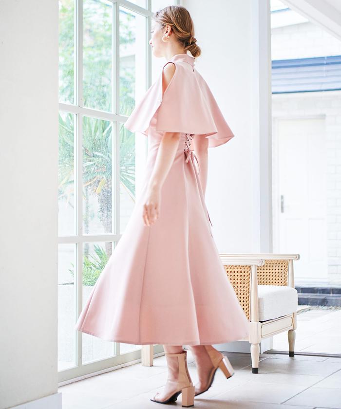 ケープレイヤードドレス(505125619) | AND COUTURE(AND COUTURE ケープレイヤードドレス(505125619) | AND COUTURE(AND COUTURE