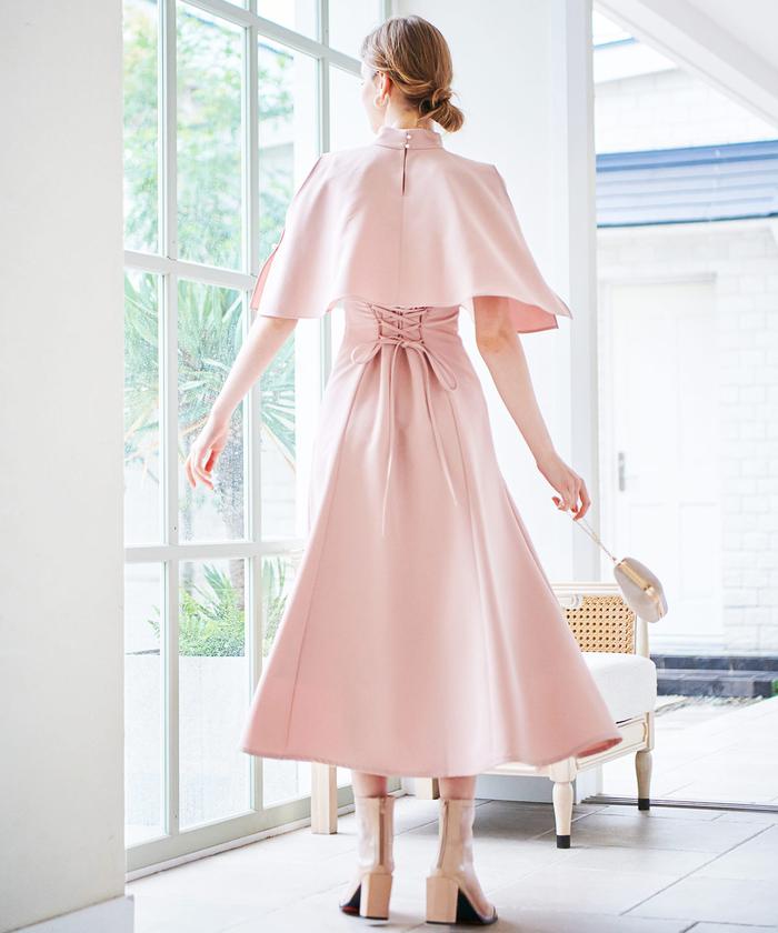 ケープレイヤードドレス(505125619) | AND COUTURE(AND COUTURE