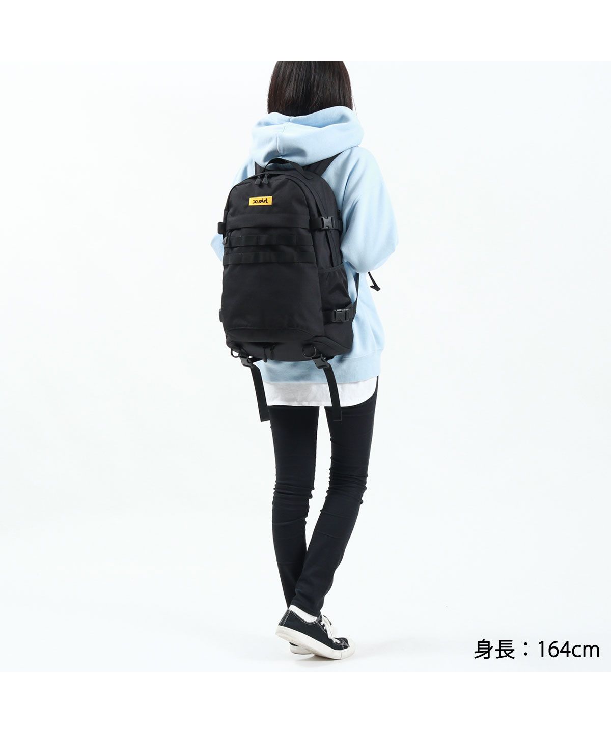 エックスガール リュック X-girl MILLS LOGO ADVENTURE BACKPACK