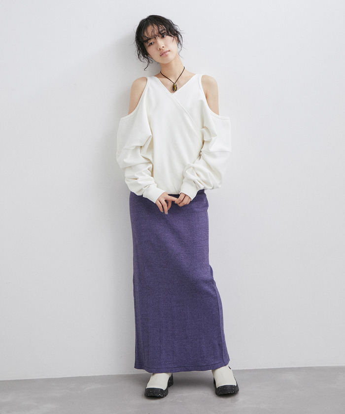 セール 40%OFF】【サステナブル・2WAY】デザインスウェットプル
