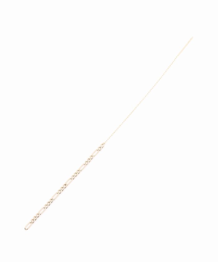 Lilas リラ フィガロチェーンロングアメリカンピアス K10 フィガロチェーンロングアメリカンピアス K10（両耳）(505126100