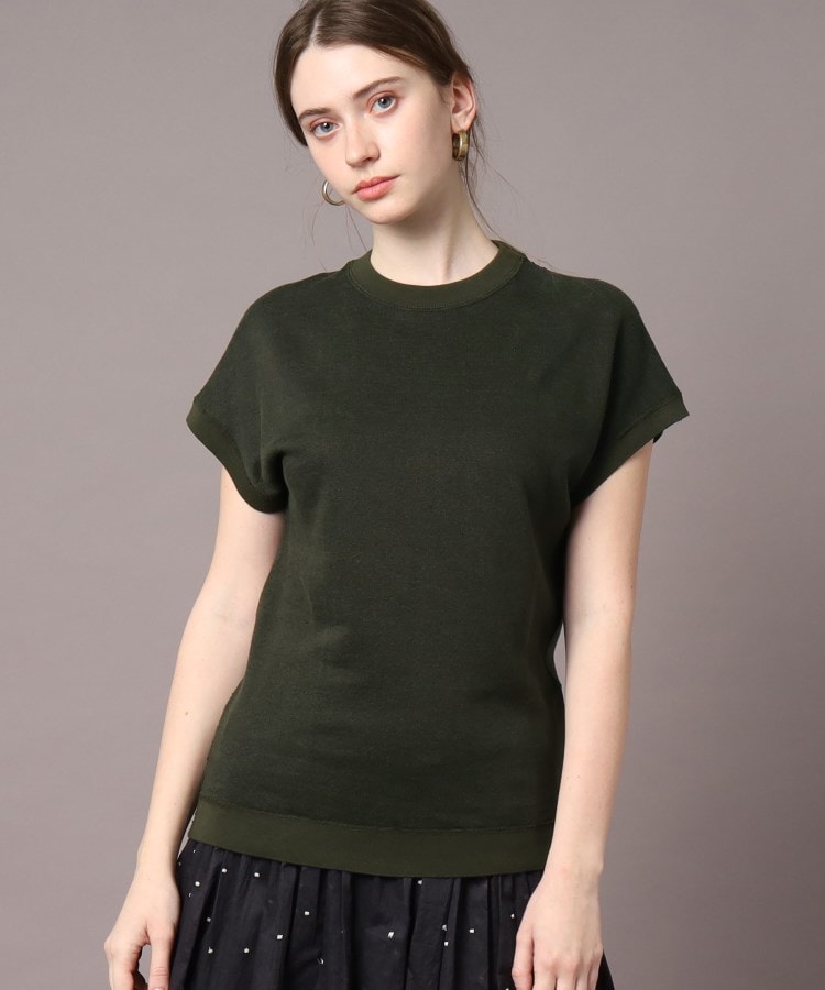 セール 20%OFF】【セットアップ可】リネン裏毛フレンチスリーブプル